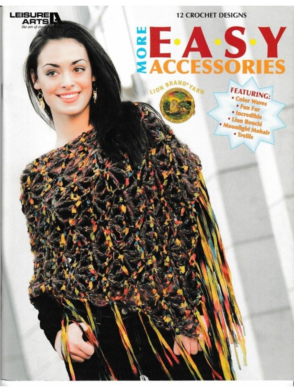 Crochet Book Leisure Arts More Easy Accessories 12 Crochet Designs 3982 & Lion B